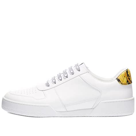 versace black and white tennis shoes